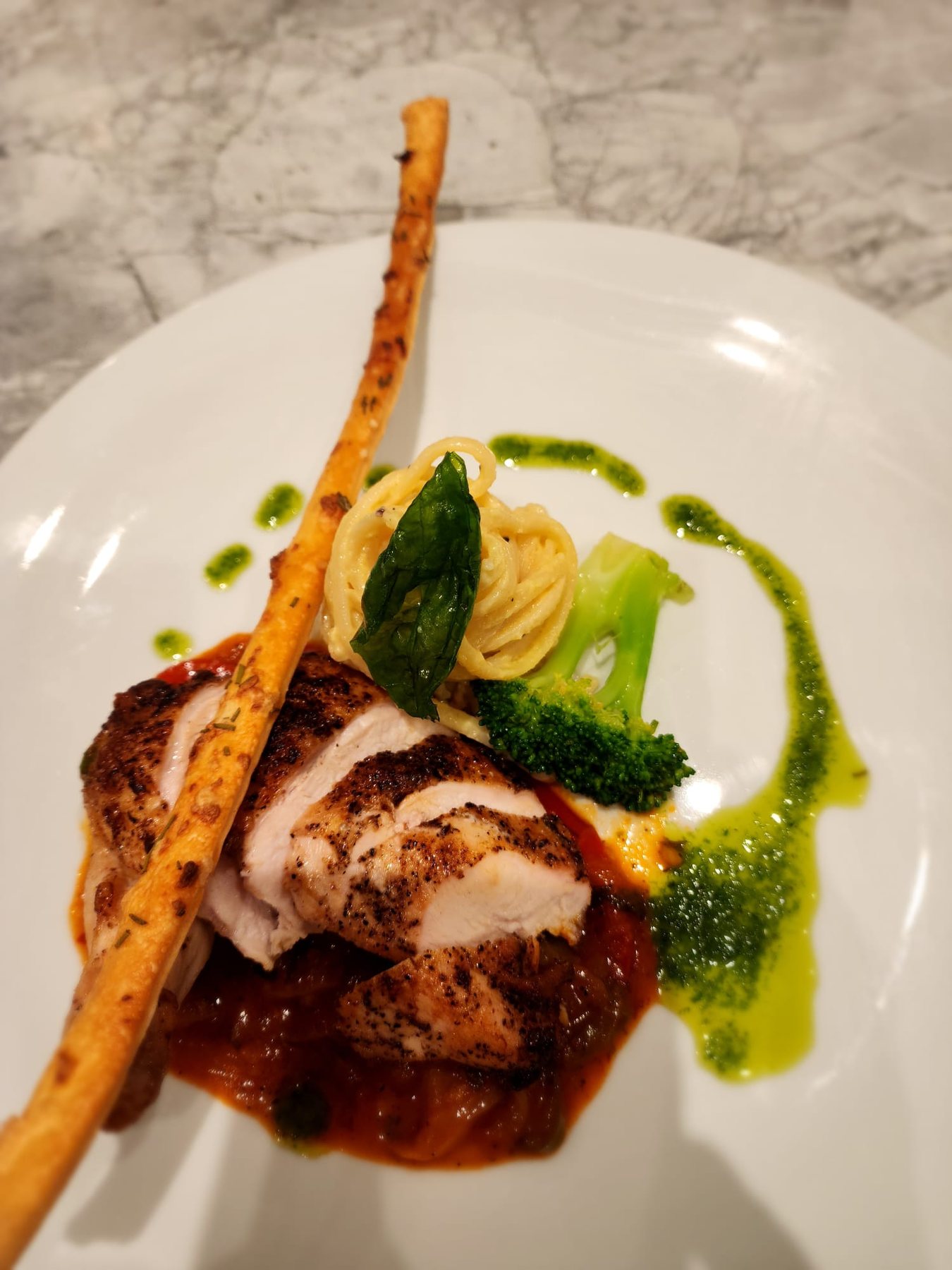 Roasted chicken main