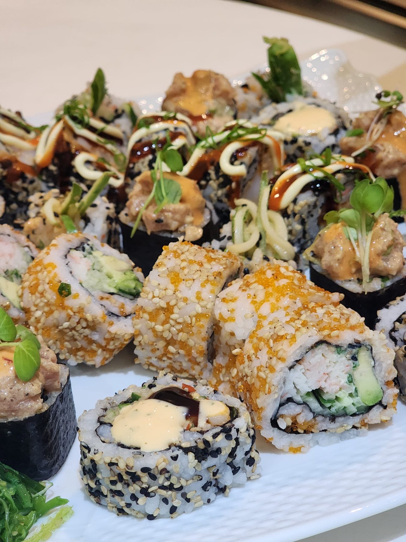Sushi platter